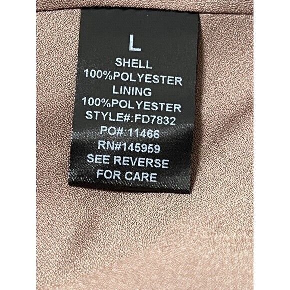 Animal Print Mini Slip Dress‎ Lined Cowl V-neck Women Size Large Lined Y2K - Picture 8 of 10